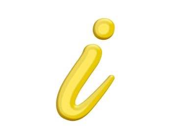 Banana Style Letter i