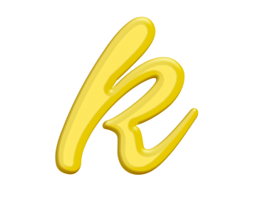 Banana Style Letter K