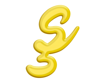 Banana Style Letter Ş