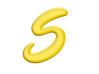 Banana Style Letter S