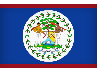 Belize Large Flag