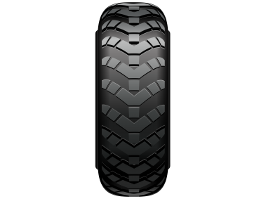 Black Car Tire