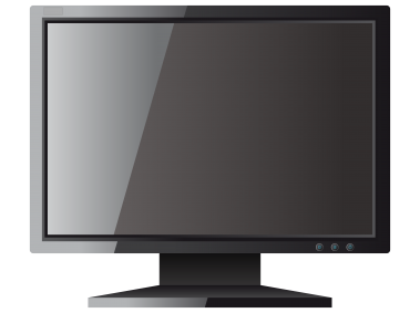 Black Computer LCD Monitor