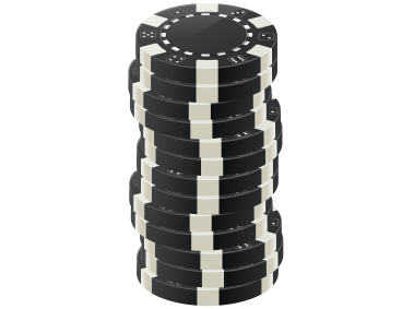 Black Poker Chips