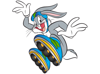 Bugs Bunny with Roller Skates