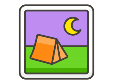 Camping Tent Emoji Icon