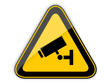CCTV in Operation Warning Sign