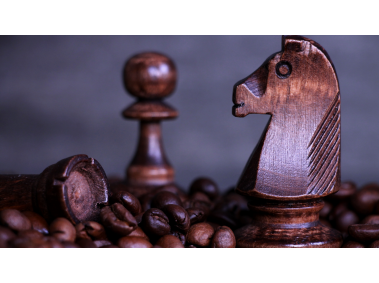 Chess Pieces Horse and Pawn