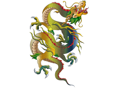 Chinese Dragon Silhouette PNG Transparent Design - Freepngdesign.com