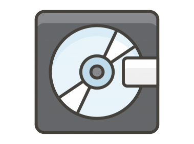 Computer Disk Emoji Icon