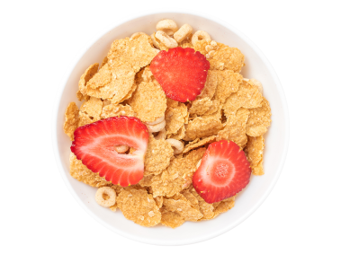 Corn Flakes and Strawberry