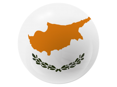 Cyprus Flag Round Button