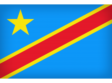 Democratic Republic of the Congo Large Flag
