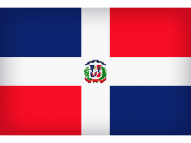 Dominican Republic Large Flag