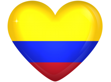 Ecuador Large Heart Flag