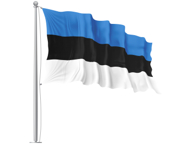 Estonia Waving Flag