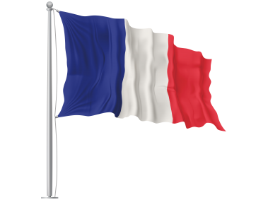 France Waving Flag