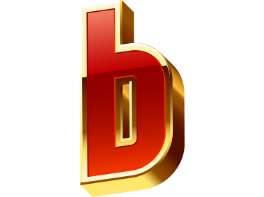 Golden B Letter