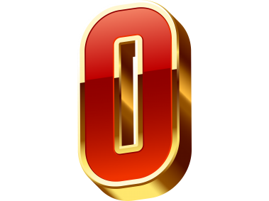 Golden O Letter