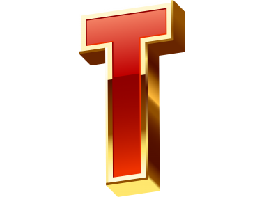 Golden T Letter