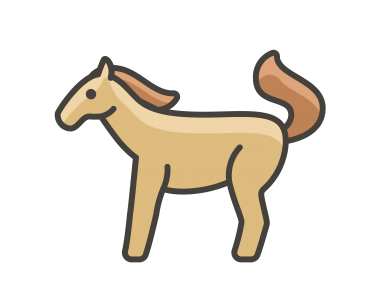 Horse Emoji Icon