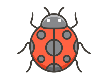 Lady Beetle Emoji Icon