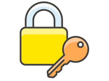 Locked with key Emoji