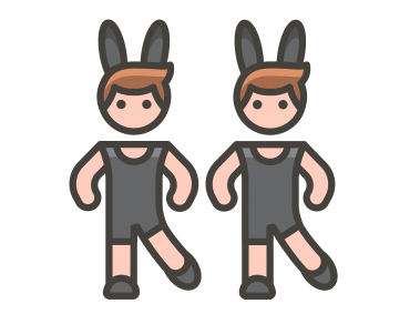 Man with Bunny Ears Emoji