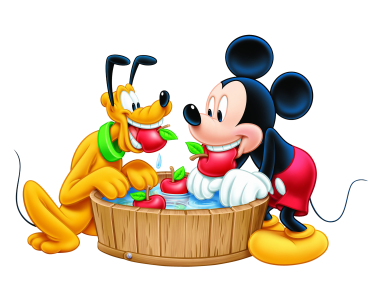 Mickey Mouse and Pluto