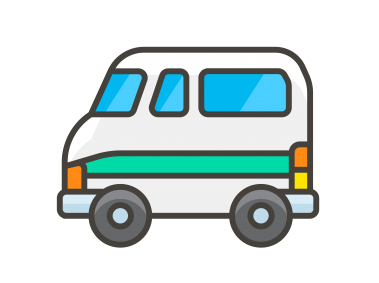 Minibus Emoji Icon