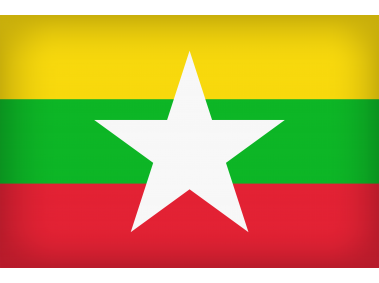 Myanmar Large Flag