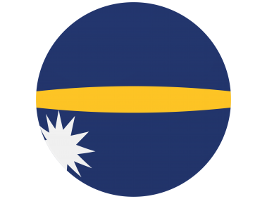 Nauru Rounded Flag