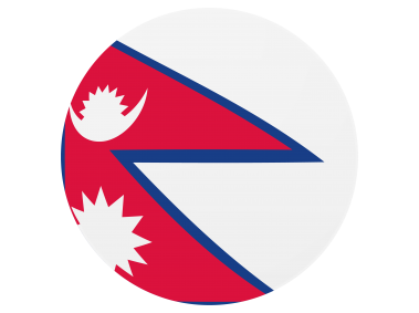 Nepal Round Flag Icon