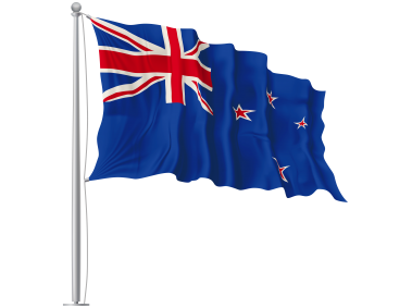 New Zealand Waving Flag