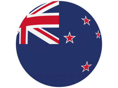 New Zeland Rounded Flag