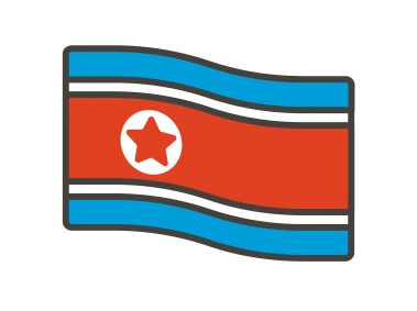 North Korea Flag Emoji