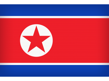North Korea Large Flag