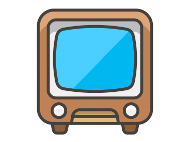 Old Television Emoji Icon