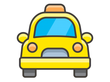 Oncoming Taxi Emoji Icon