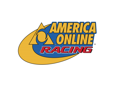 America Online Racing Logo