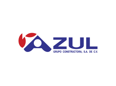 Azul Grupo Constructor Logo