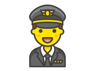 Pilot Man Emoji