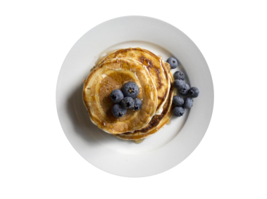 Pancakes with Blueberries