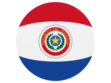 Paraguay Round Flag