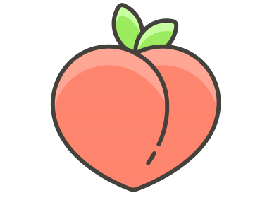 Peach Emoji Icon