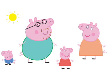 Peppa Pig Family Logo