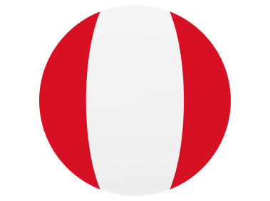 Peru Round Flag