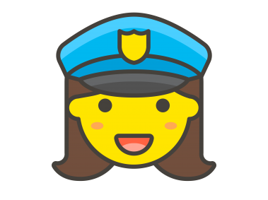 Police Woman Officer Emoji