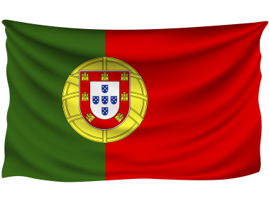 Portugal Wrinkled Flag