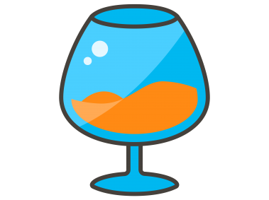 Red Wine Glass Emoji Icon